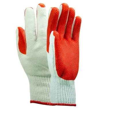 50mm 2.5'' Rubber latex rough palm crayfish gloves Tear-Lv4