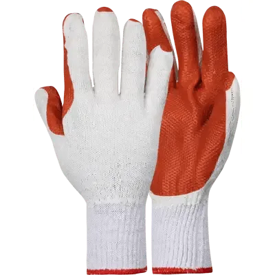 50mm 2.5'' Rubber latex rough palm crayfish gloves Tear-Lv4