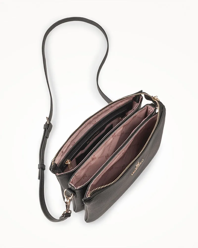 Avery 3 Compartment Crossbody Bag   Aztec Bag Strap