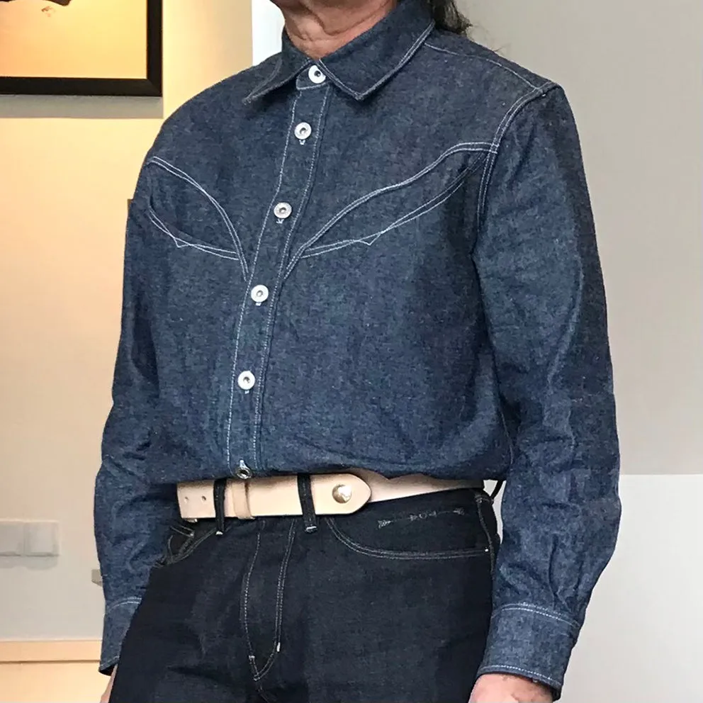 BZEN STRAP LEATHER BELT- NATURAL TAN