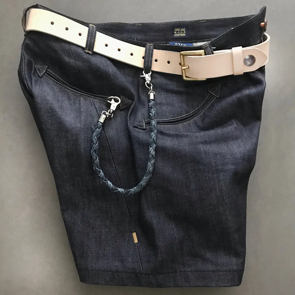BZEN STRAP LEATHER BELT- NATURAL TAN