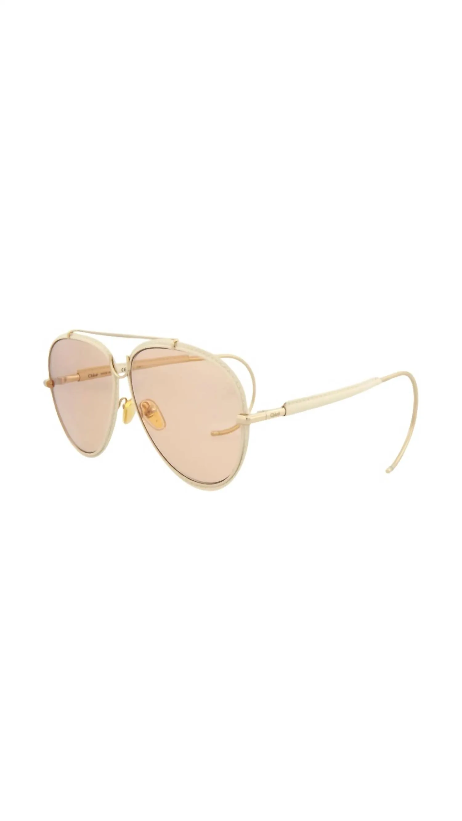 Chloe Eyewear Sunglasses In Gold/pink