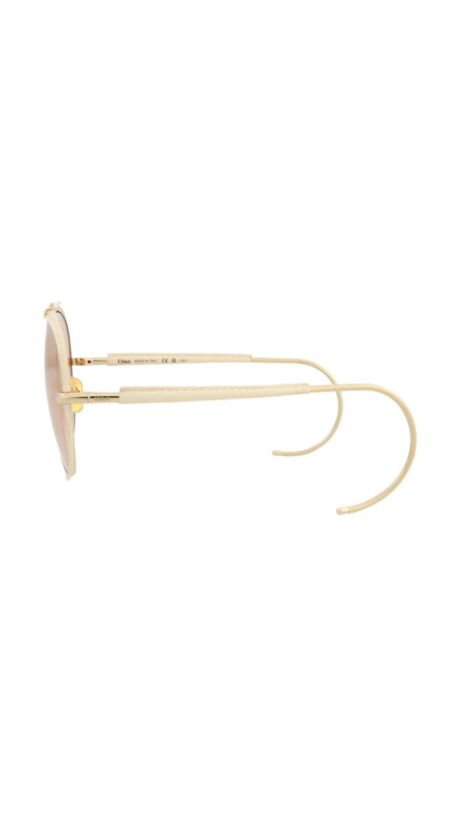 Chloe Eyewear Sunglasses In Gold/pink