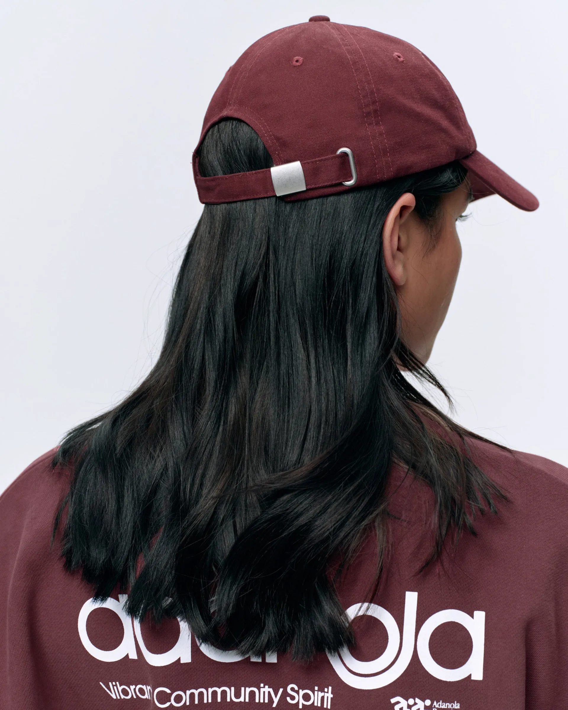 Community Spirit Cap - Burgundy/White
