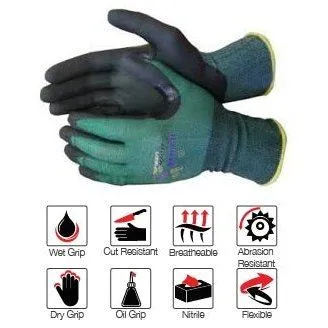 CUTMASTER Maxi-fit nitrile cut-resistant gloves Cut-Lv3