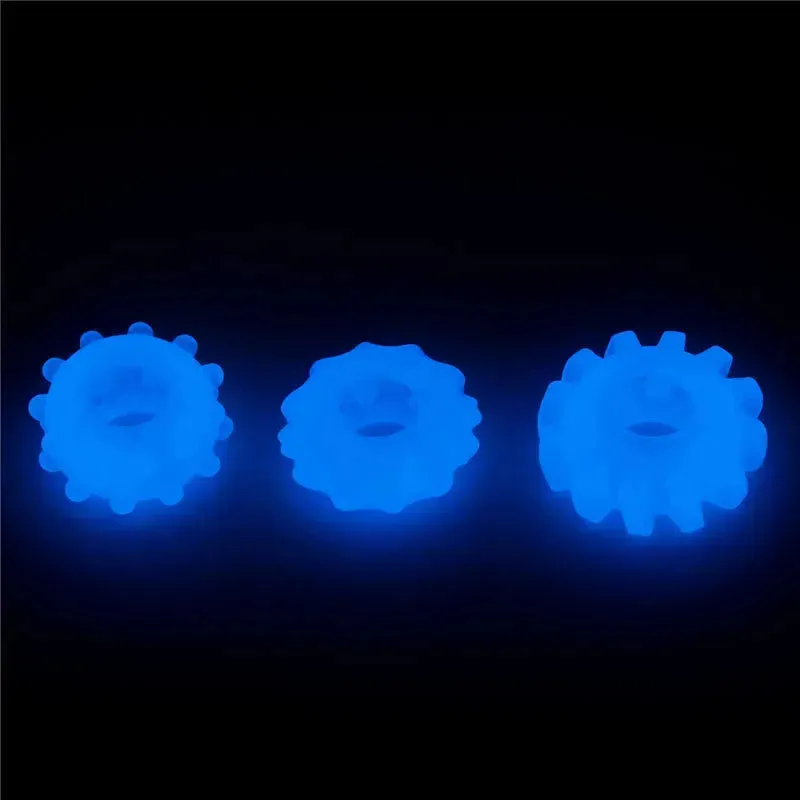 Lumino Play Penis Rings 3 Pack