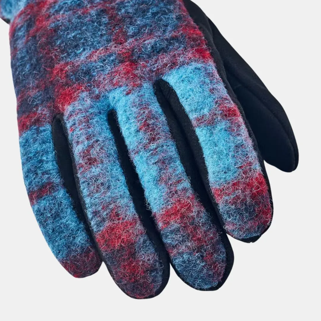 Noah Suede Leather Glove (Navy   Multi)