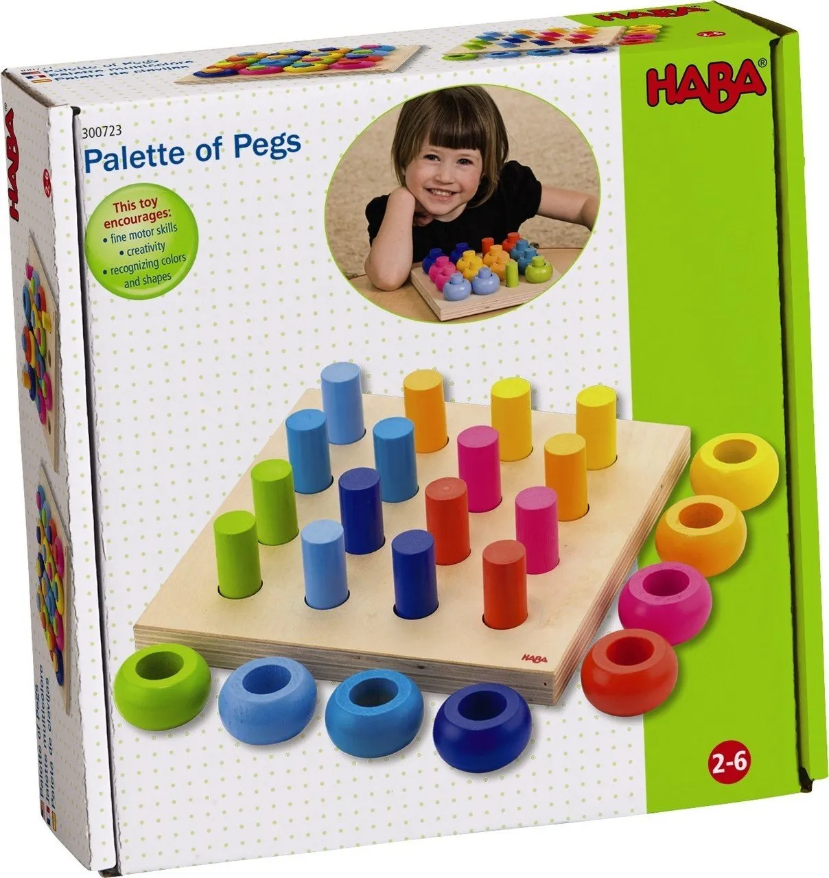 Palette of Pegs by Haba