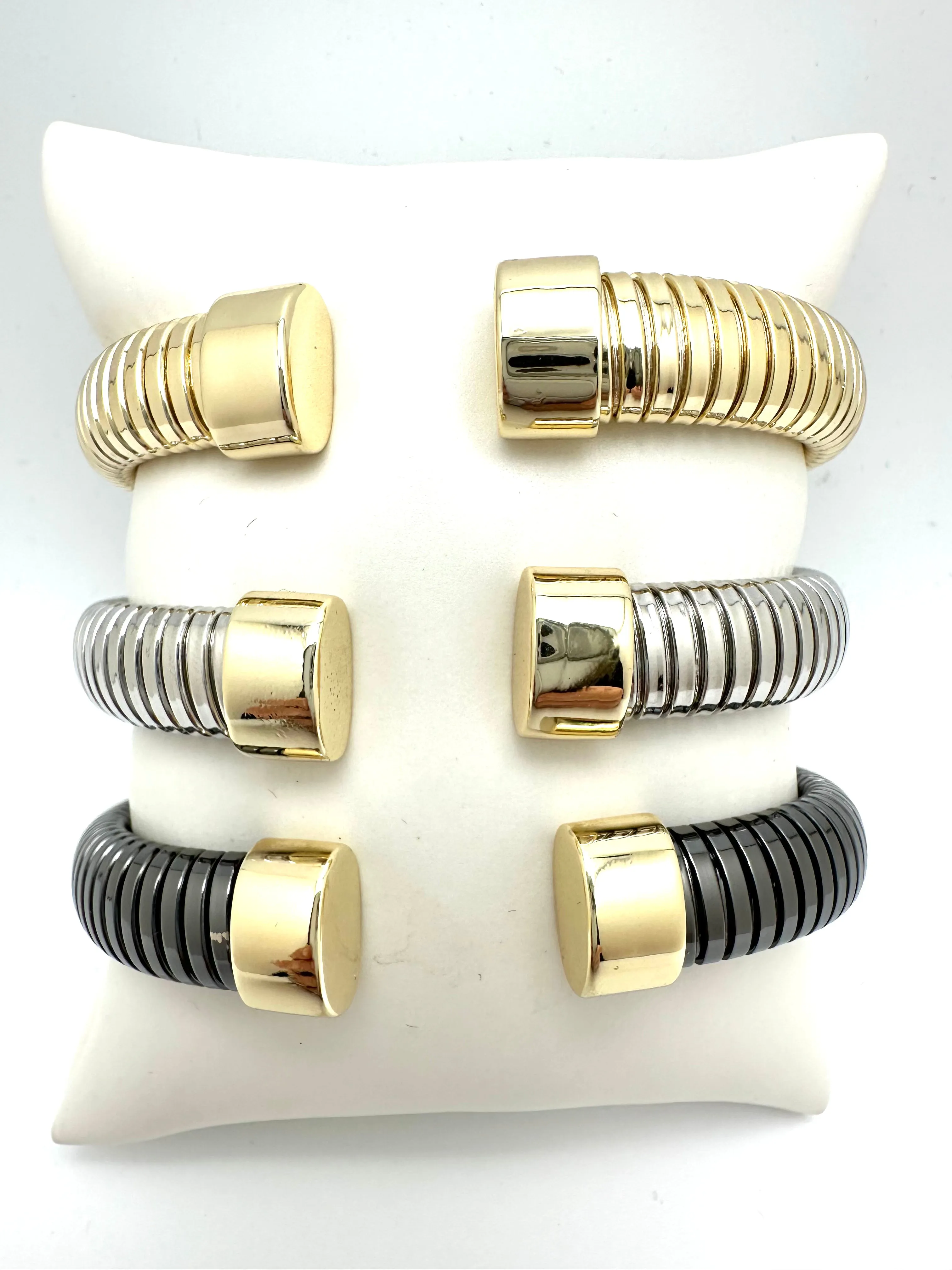 Ribbed Cuff Bracelet