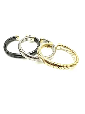 Ribbed Cuff Bracelet