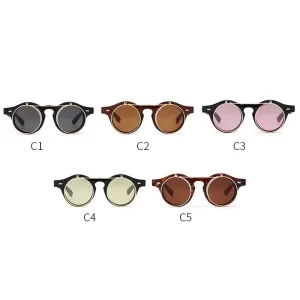 Round Flip Up Sunglasses