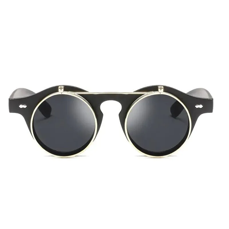 Round Flip Up Sunglasses