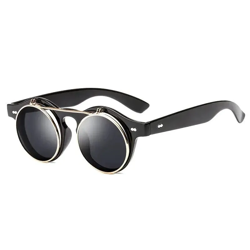 Round Flip Up Sunglasses