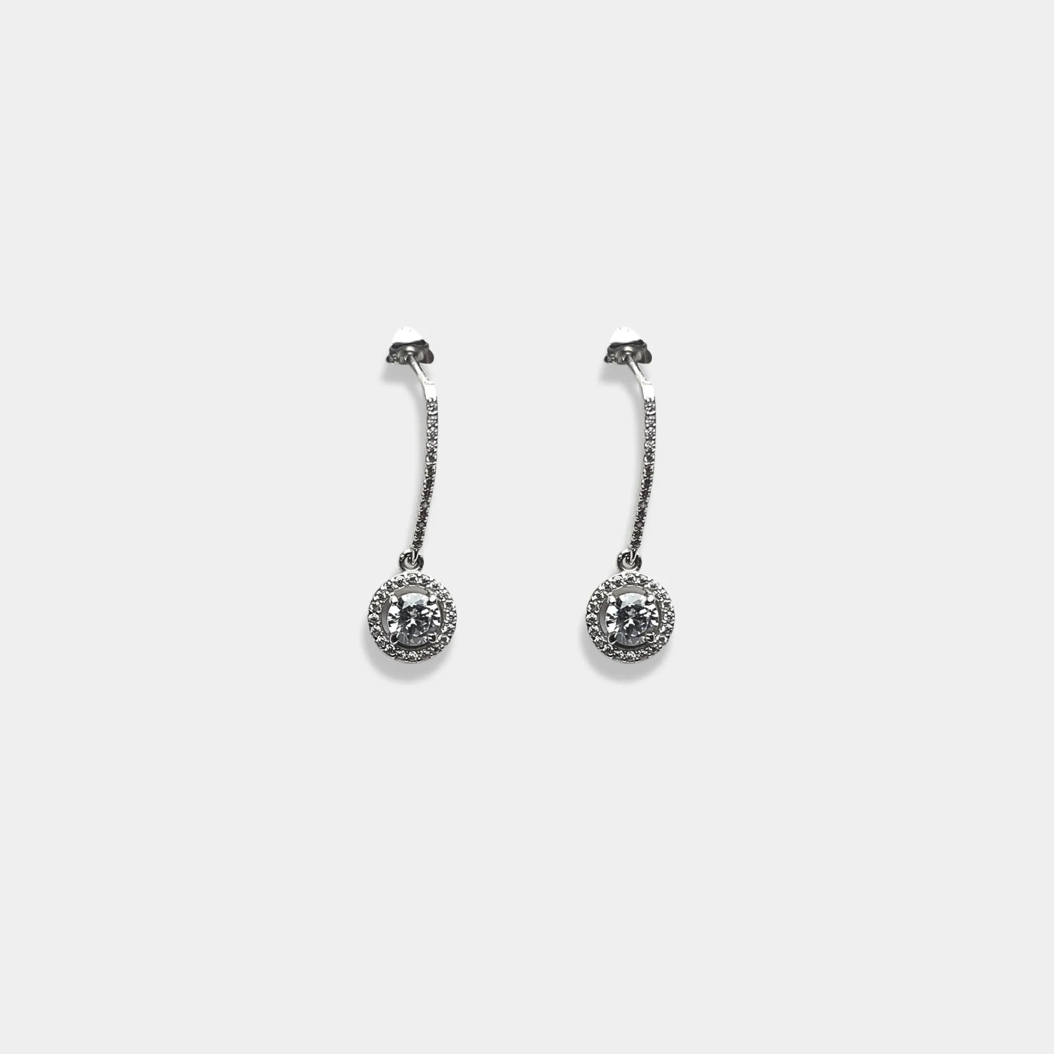 silver moonlit serenity earrings