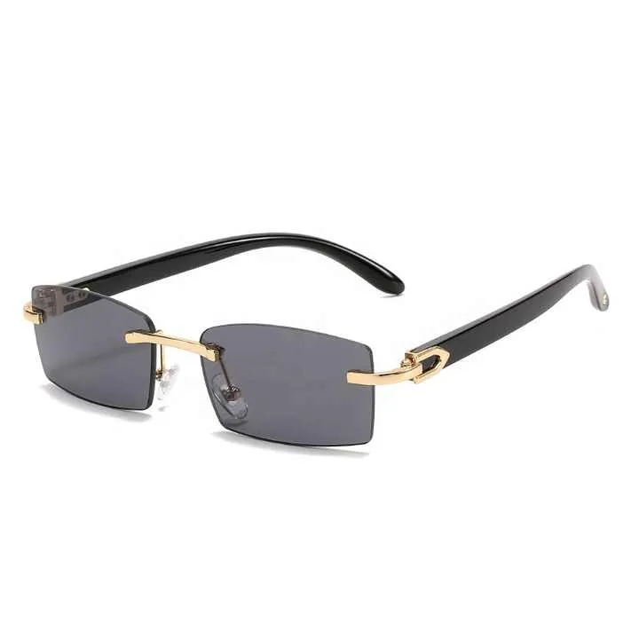 Upscale Custom Men Ivory Color Buffalo-نظارات شمسية أنيقة
